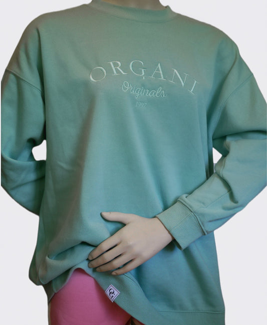 Organi Unique™ Turquoise Pullover - Unisex
