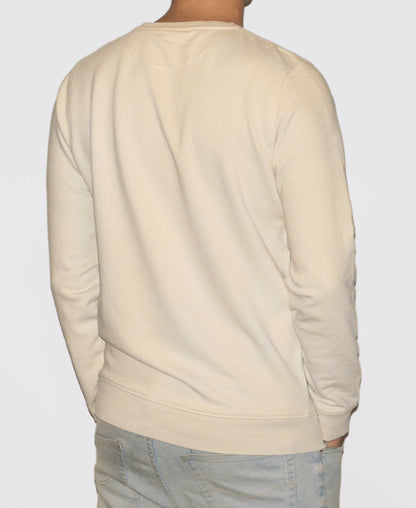 Organi Palm Logo Sweater - Natural Beige